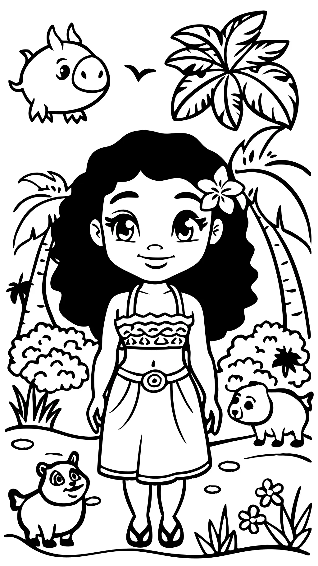 moana free coloring pages